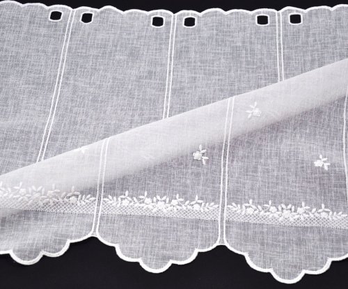 Zazdrostka panel haft białe kwiatuszki 40cm/60cm