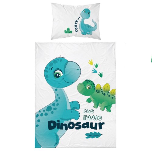 Komplet pościeli bawełnianej  dinosaur 90x120