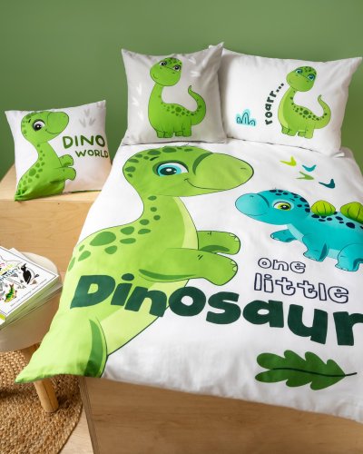 Komplet pościeli bawełnianej  Dinosaur 90x120